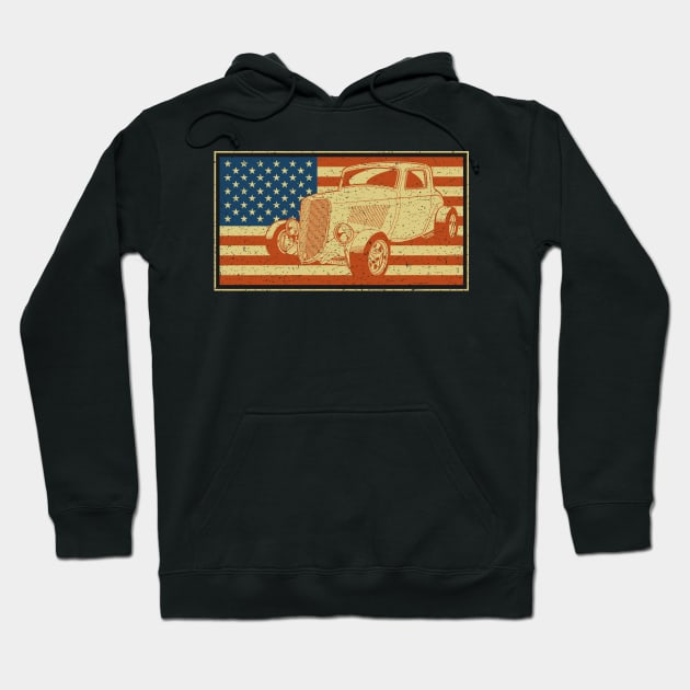 Vintage Hot Rod Hoodie by RadStar